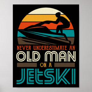 Poster Ne Sous-Estimez Jamais Un Vieux Homme Sur Un Grand