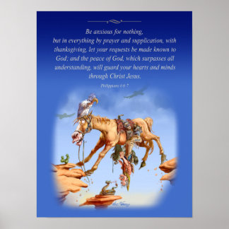 Poster Ne soyez pas anxieux