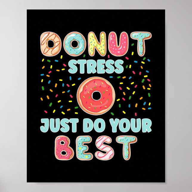 Poster Ne Stress Faites Que Vos Meilleurs Enseignants Drô (Devant)