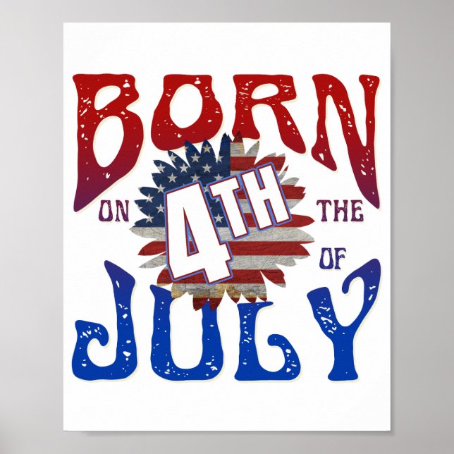 POSTER NÉ SUR LE 4 JUILLET (Devant)