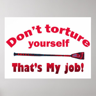 Poster Ne te torture pas toi-même