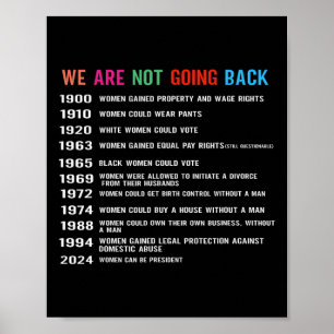 Poster Ne vont pas revenir sur les droits de vote