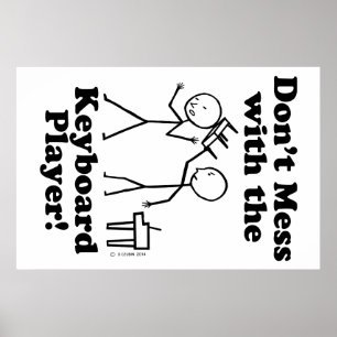 Poster Ne vous gênez pas avec le lecteur de clavier