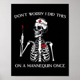 Poster Ne vous inquiétez pas, j'ai fait ça sur un mannequ