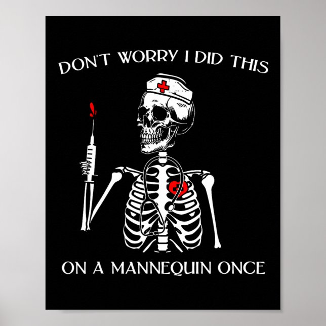 Poster Ne vous inquiétez pas, j'ai fait ça sur un mannequ (Devant)