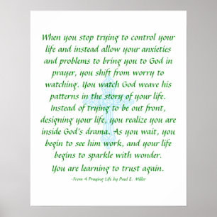 Poster Ne vous inquiétez pas - Priez et regardez