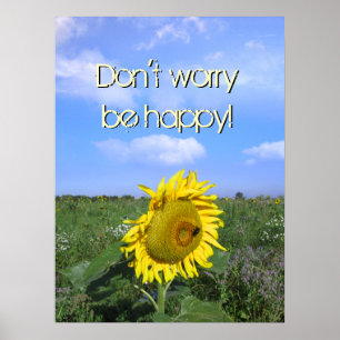 Poster Ne vous inquiétez pas, soyez heureux