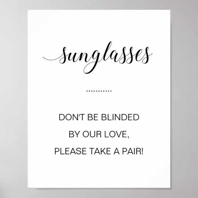 Poster Ne vous laissez pas aveugler par notre Mariage de  (Devant)