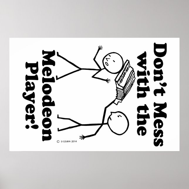 Poster Ne vous mêlez pas du Melodeon Player (Devant)