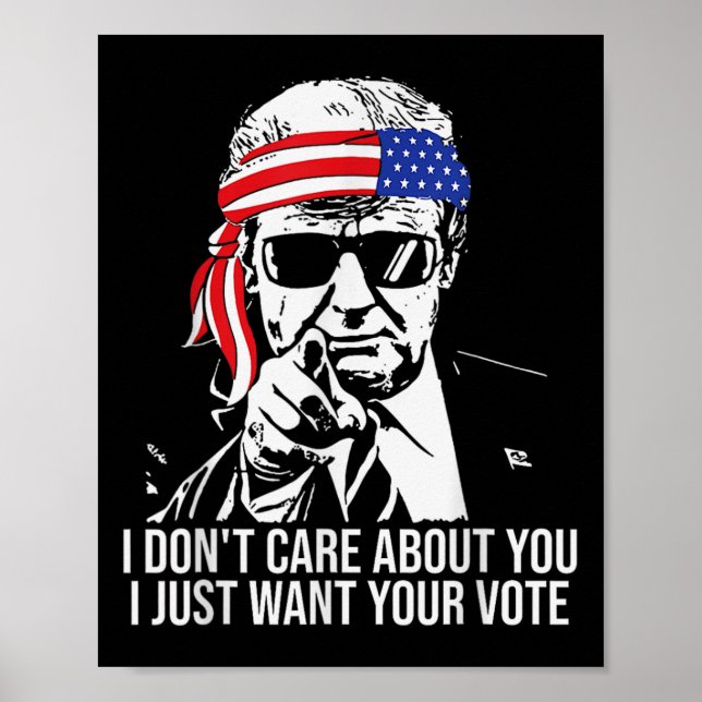 Poster Ne vous souciez pas de vous Je veux juste votre vo (Devant)
