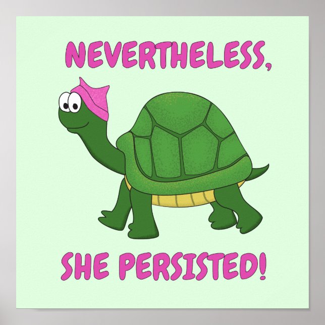 Poster "Néanmoins, elle a persisté" (Devant)