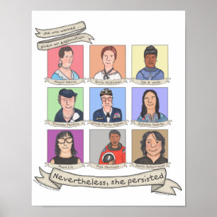 Poster Néanmoins, Elle A Persisté L'Affiche