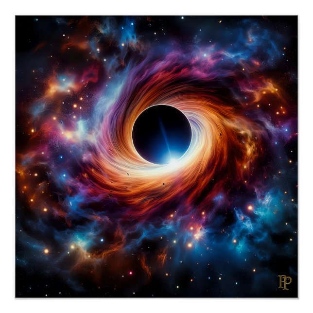 Poster Nebula à trou noir (Devant)