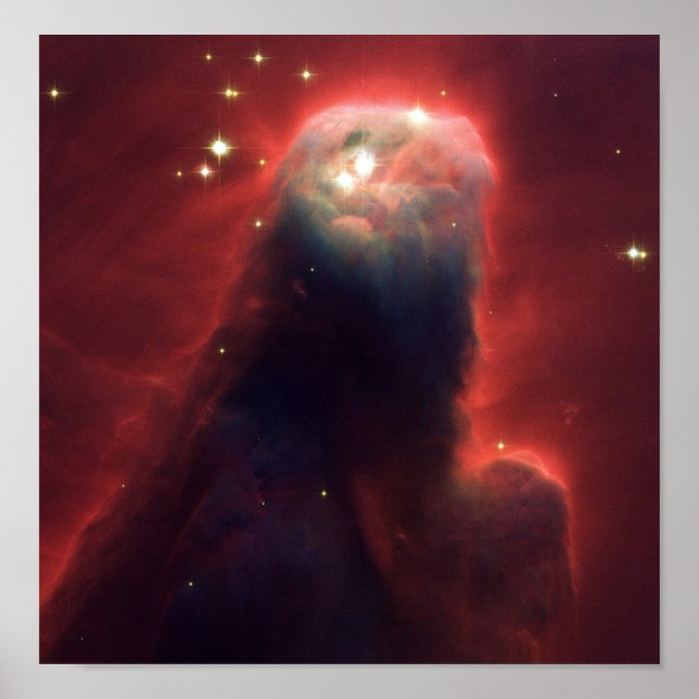 Poster Nebula cône dans l'espace NGC 2264 (Devant)