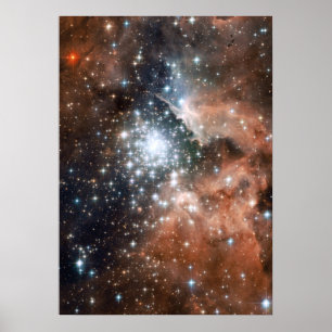 Poster Nebula étoiles galaxie hipster geek espace nature