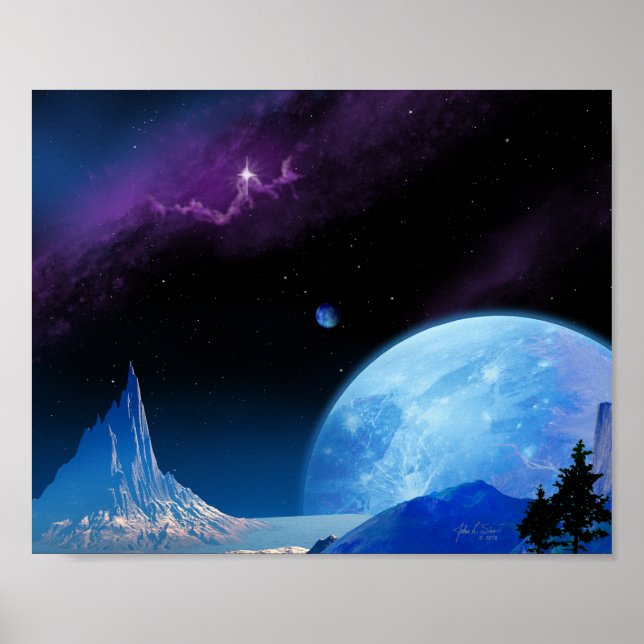 Poster Nebula pittoresque (10 x 8) (Devant)