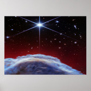 Poster Nébuleuse de l'espace profond et cosmos en éruptio