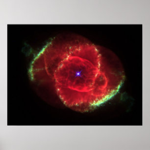 Poster Nébuleuse de l'oeil du chat