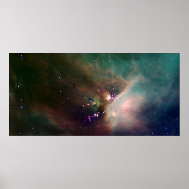 Poster nébuleuse de Rho Ophiuchi (Devant)