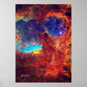Poster Nébuleuse du homard, NGC 6357