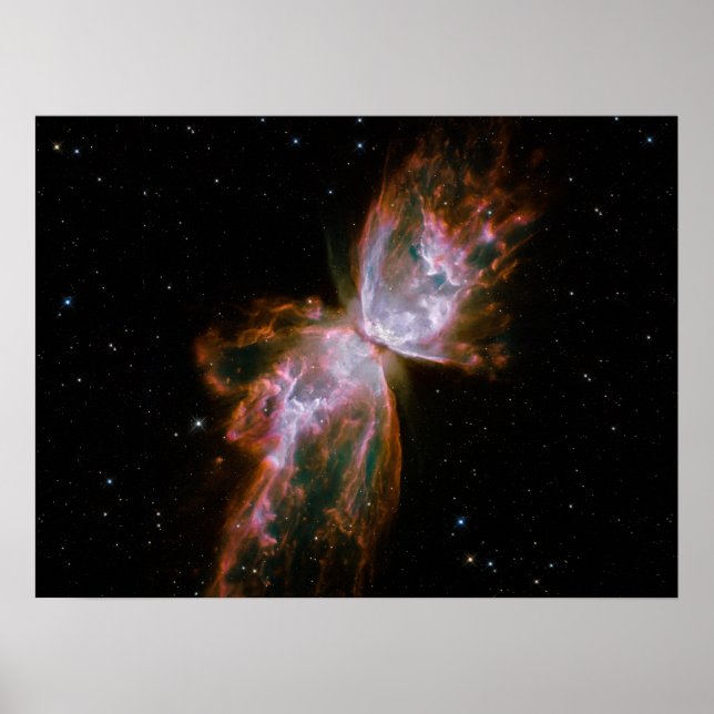 Poster Nébuleuse du Papillon (Devant)