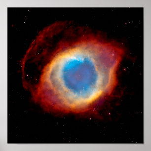 Poster Nébuleuse planétaire Helix NGC 7293 - L'Œil de Die