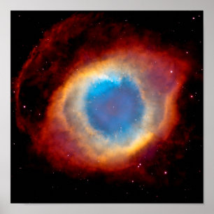 Poster Nébuleuse planétaire Helix NGC 7293 - L'Œil de Die