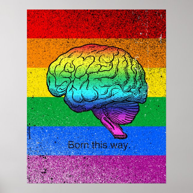 POSTER NÉE DE CETTE FAÇON CERVEAU (Devant)