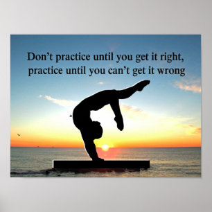 POSTER NÉE D'UN CHAMPION DE GYMNAST