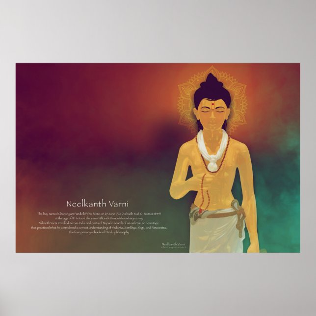 Poster Neelkanth Varni. (Devant)