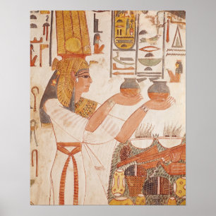 Poster Nefertari Making an Offering
