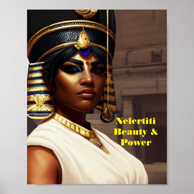 Poster Nefertiti, Beauté & Puissance (Devant)