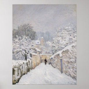 Poster Neige chez Louveciennes, 1878