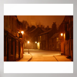 Poster Neige dans Lincoln Print