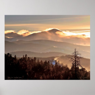 Poster Neige dérivante - James Peak, Colorado