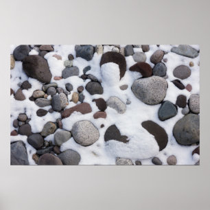 Poster Neige et rochers, Parc national du mont Rainier 2