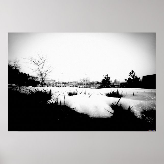 Poster Neige fondue (Devant)