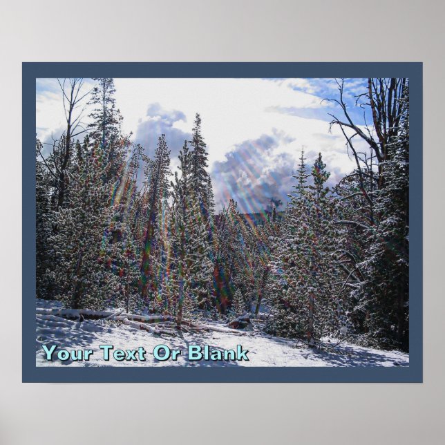 Poster Neige Fraîche Sur Foudre Rapide (Devant)