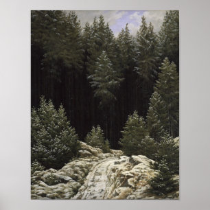 Poster Neige tôt, c.1828