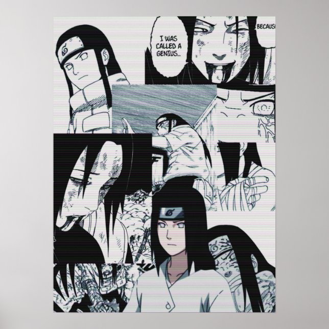 Poster neji hyuga (Devant)