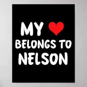 Poster Nelson - Mon Coeur Appartient À Nelson - Amour