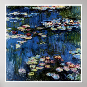 Poster Nénuphar ; 1914 par Monet