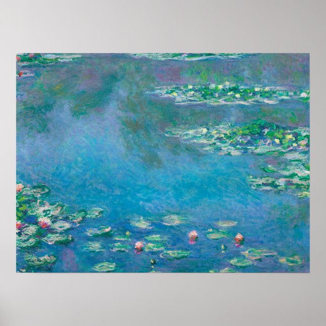 Poster Nénuphars de Claude Monet Fine Art Painting (Devant)