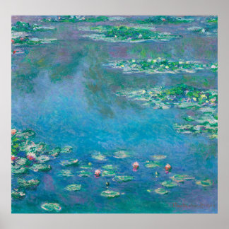 Poster Nénuphars de Claude Monet Fine Art Painting