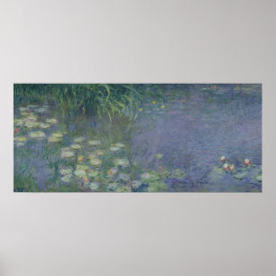 Poster Nénuphars de Claude Monet   : Matin, 1914-18