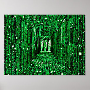 Poster Neo Pill Bleu Ou Rouge