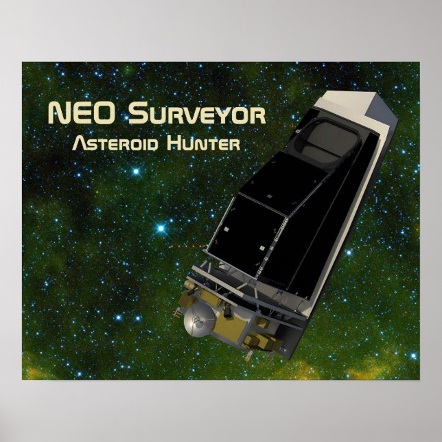 Poster NEO Surveyor Asteroid Hunter (Devant)