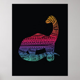 Poster Neon Dino 1