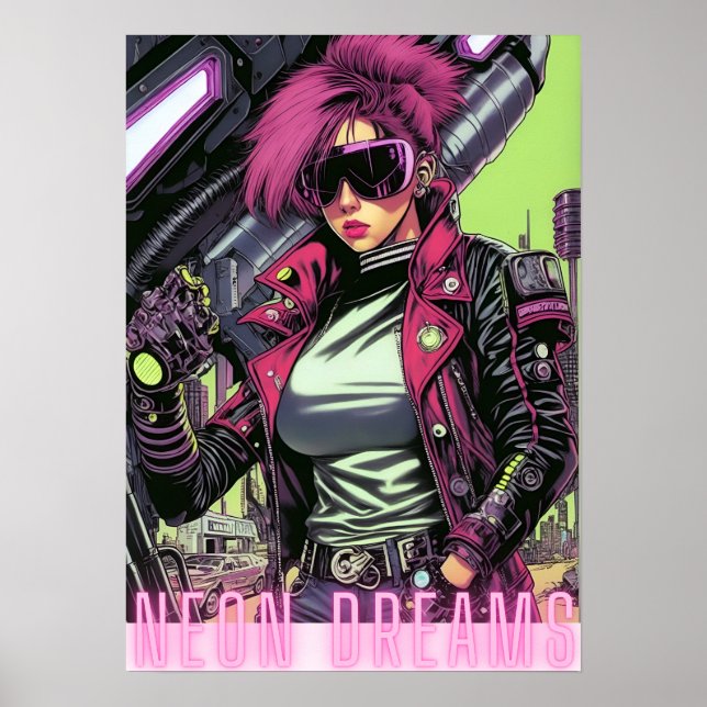 Poster Neon Dreams (Devant)