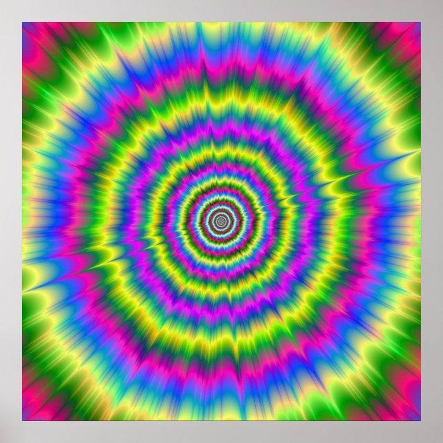 Poster Neon Explosion (Devant)